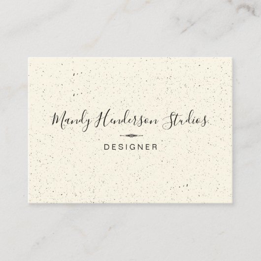 トレンディー斑点とルクス 名刺 (正面)