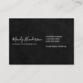 トレンディー斑点とルクス 名刺 (裏面)