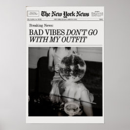 トレンディー新聞プリントニューヨークマガジンプリント ポスター