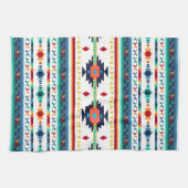 トレンディー族民族幾何学模様 キッチンタオル (横)