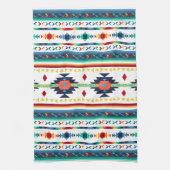 トレンディー族民族幾何学模様 キッチンタオル (縦)