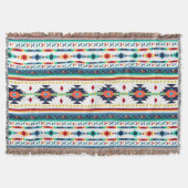 トレンディー族民族幾何学模様 スローブランケット (正面)