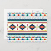 トレンディー族民族幾何学模様 ポストカード (正面/裏面)