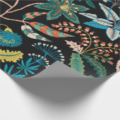 トレンディー明るい花のパターンの多くの種類のf ラッピングペーパー (角)