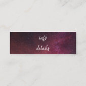 トレンディー星 スキニー名刺 (裏面)