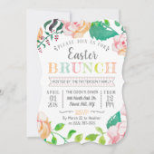 トレンディー春フローライースターブランチ 招待状 (正面)