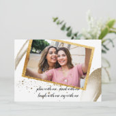 トレンディー書は私の花嫁のメイドInviteになる 招待状 (スタンド正面)