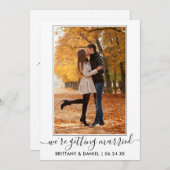 トレンディー書道の台本が結婚 セーブザデート (正面/裏面)