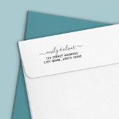 トレンディー書道夫婦名差出人住所 セルフインキングスタンプ