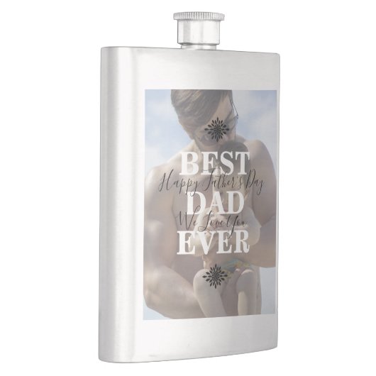 トレンディー最高のパパエバーファーデーフォトクラシック フラスク (右)