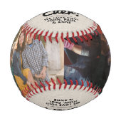 トレンディー最高のパパEver Photo Collage Father's Day 野球ボール (正面)