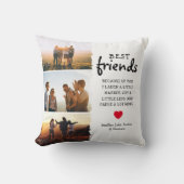 トレンディー最高のフォトコラージュ&引用文 クッション (正面)