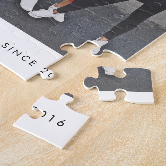 トレンディー最高のフレンズコラージュBFFベスティーシック引用文 ジグソーパズル (側面)