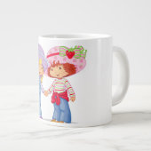 トレンディー最高のフレンズフォーエバーフォトコラージコーヒー ジャンボコーヒーマグカップ (正面右)