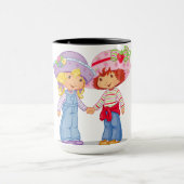 トレンディー最高のフレンズフォーエバーフォトコラージコーヒー マグカップ (中央)