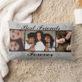 トレンディー最高のフレンズフォーエバー3枚コラージュ ランバークッション (ブランケット)