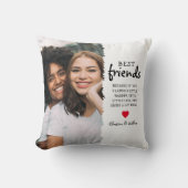 トレンディー最高のフレンズ写真と引用文 |ベスティーズ クッション (正面)