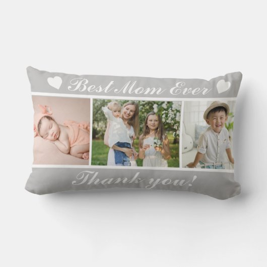 トレンディー最高のママエバーマザーズデイ ランバークッション (裏面)