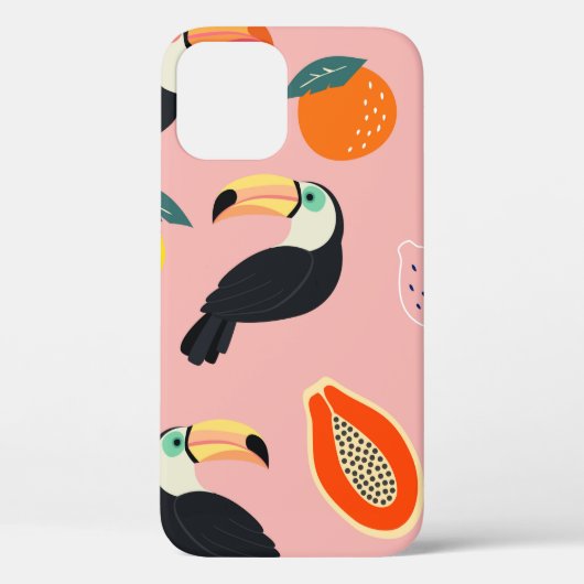 トレンディー柄のツーカンと抽象芸術f Case-Mate iPhoneケース (裏面)