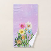 トレンディー柄の装飾にセットした贅沢なタオル バスタオルセット (ハンドタオル)