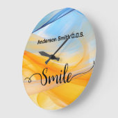 トレンディー歯科医用オフィス歯科用アクリル壁時計 ラージ壁時計 (傾斜)