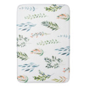 トレンディー水の色離れ要素 バスマット (正面縦)