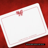 トレンディー水彩弓および縁ど文具ガーリー具 ノートカード