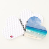 トレンディー水彩自然シースケープウェーブズテンプレート ノートブック (内部)