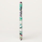 トレンディー水彩花の模様(モノグラム) Case-Mate iPhoneケース (裏面/左)