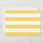 トレンディー水彩花結婚のブライダルシャワー 招待状 (裏面)