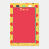 トレンディー水玉模様 ポストイット (正面)