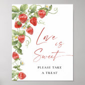 トレンディー水色いちごブライダル愛は甘い ポスター (正面)