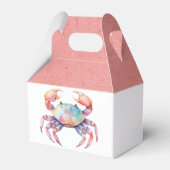 トレンディー水色カニ煮沸パーティー フェイバーボックス (裏面サイド)