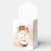 トレンディー水色テラコッタラスティブルゴーニュのパンパ フェイバーボックス (オープン)