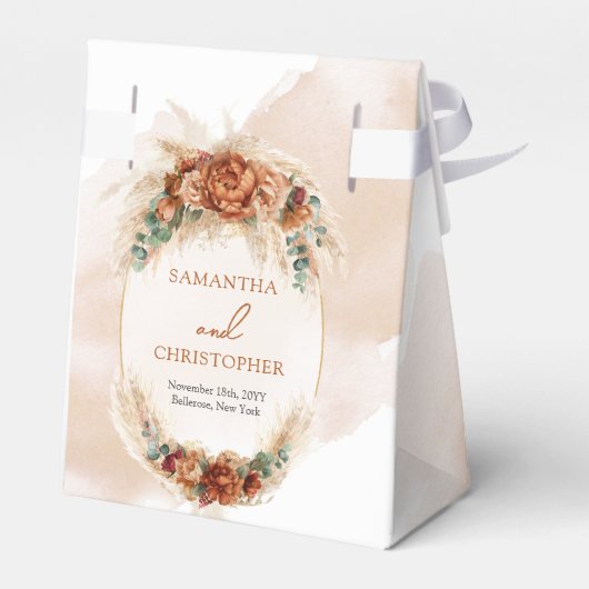 トレンディー水色テラコッタラスティブルゴーニュのパンパ フェイバーボックス (裏面サイド)