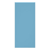 トレンディー水色モダンフローラビジネスラックカード ラックカード (裏面)