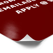 トレンディー求人広告募集 ポスター (コーナー)