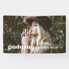 トレンディー泡沫卒業パーティー 横断幕