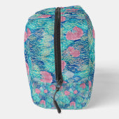 トレンディー海ターコイズサンゴ水色モノグラム ドップキット (右)