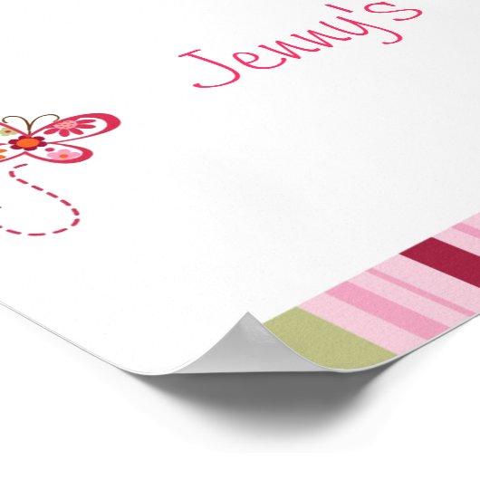 トレンディー熱帯タートルベビーシャワーバナーサイン ポスター (角)