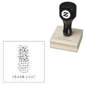 トレンディー熱帯パイナップル ラバースタンプ (押印)