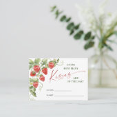 トレンディー牧草地いちご推測いくつゲームカード 名刺 (スタンド正面)