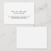 トレンディー特殊ユニークプロフェッショナル 名刺 (正面/裏面)