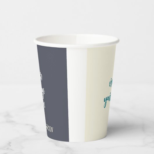 トレンディー独自のイメージのパーソナライズされた作成 紙コップ (左)