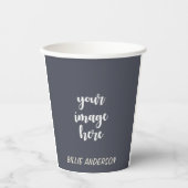 トレンディー独自のイメージのパーソナライズされた作成 紙コップ (正面)