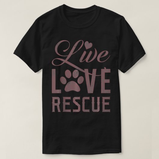 トレンディー生愛救助動物 Tシャツ (デザイン正面)