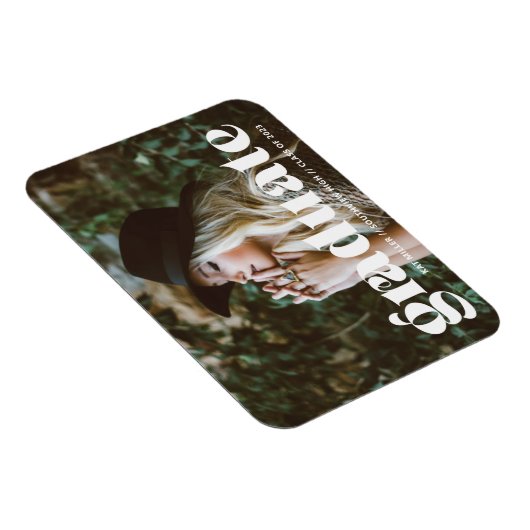 トレンディー発泡体目盛りフレキシブルフォトマグネット マグネット (右側)