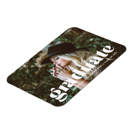 トレンディー発泡体目盛りフレキシブルフォトマグネット マグネット (左側)