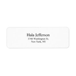 トレンディー白スタイリッシュエレガントモダンスタイル ラベル