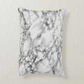 トレンディー白大理石石 アクセントクッション (裏面(縦))